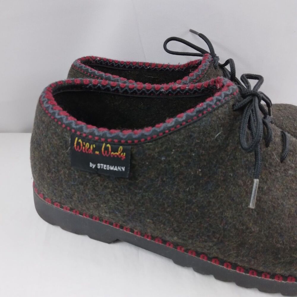 Wild n Wooly by Stegmann Shoes Gray Pure New Wool Germany Women's Size US 7 - Picture 2 of 15